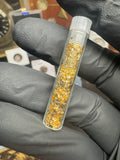 Gold leaf flakes 3ml glass vial