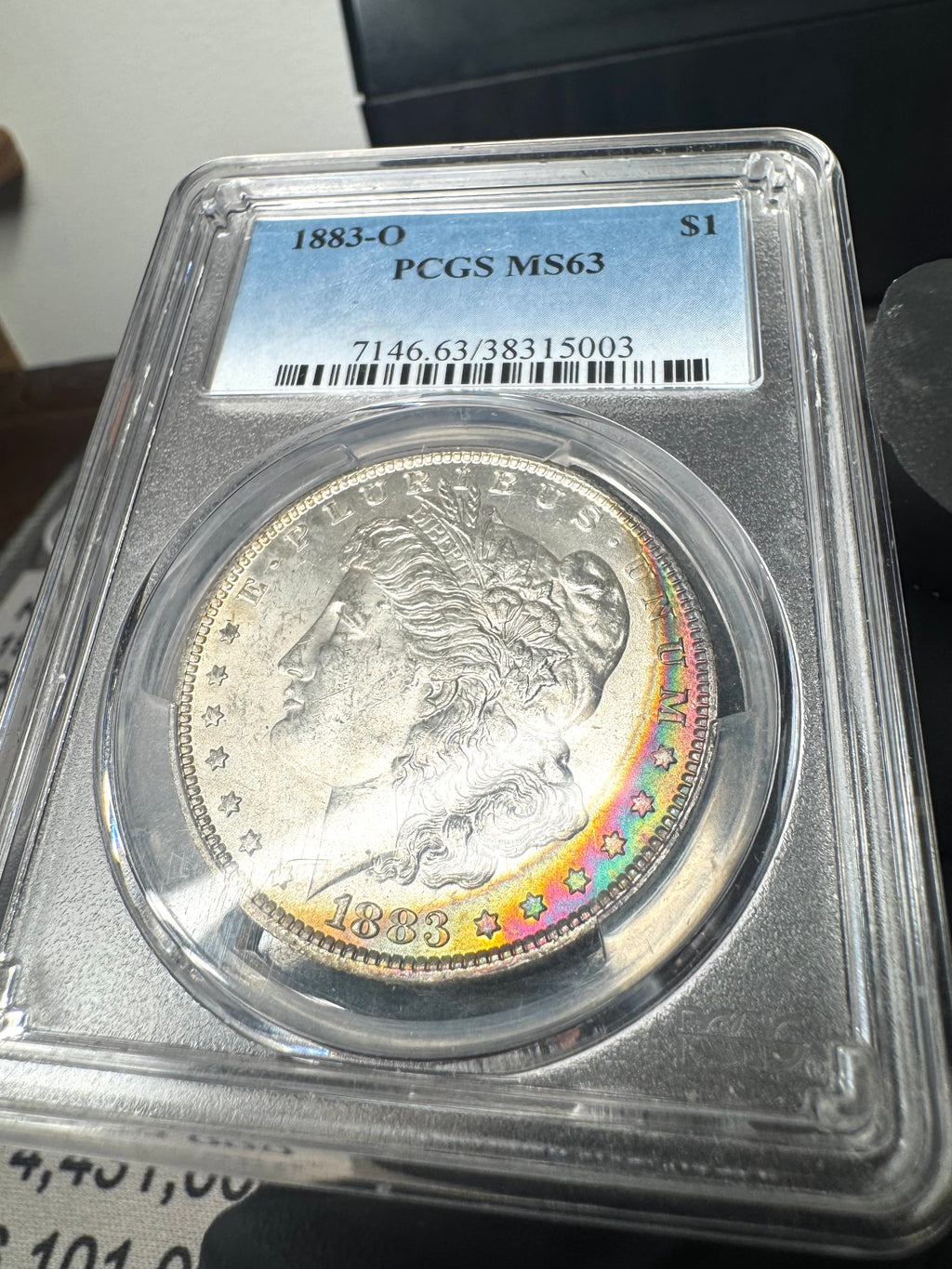Graded Morgan dollar PCGS or NGC