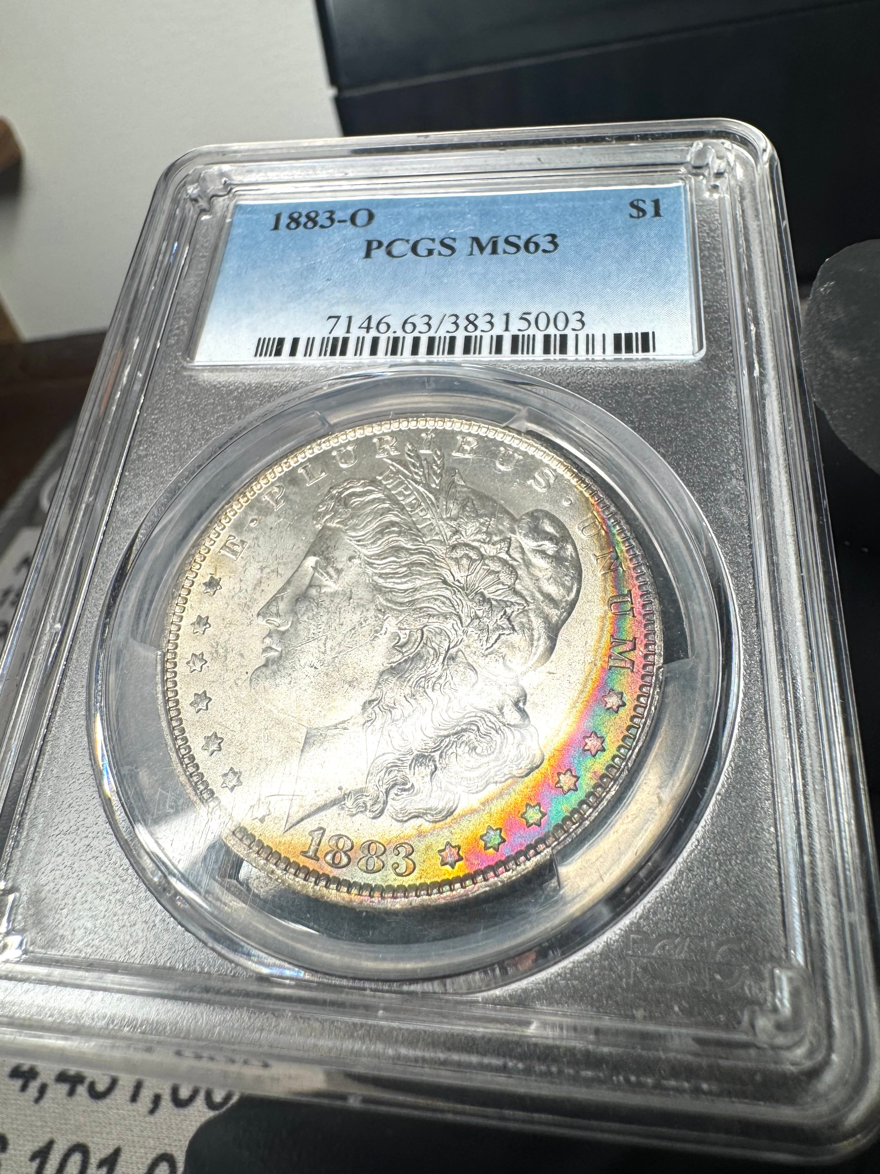 Graded Morgan dollar PCGS or NGC