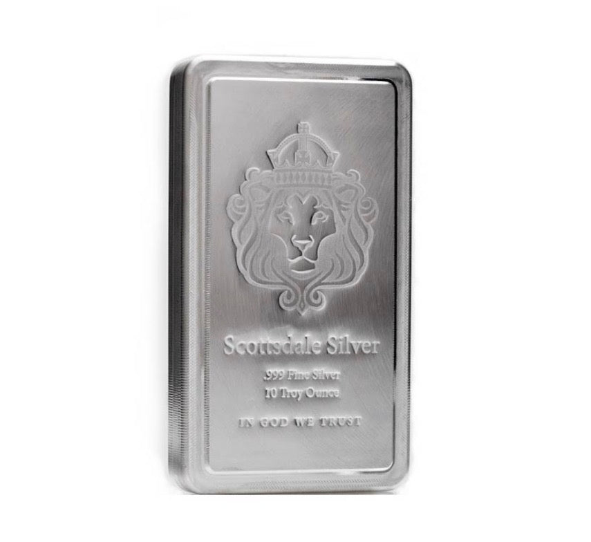 10oz bar .999 Silver